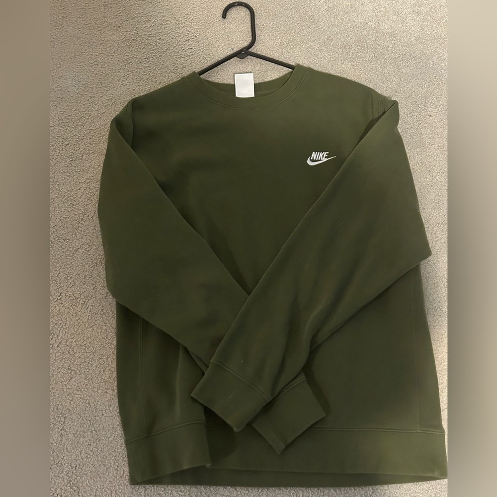 Green Nike crewneck